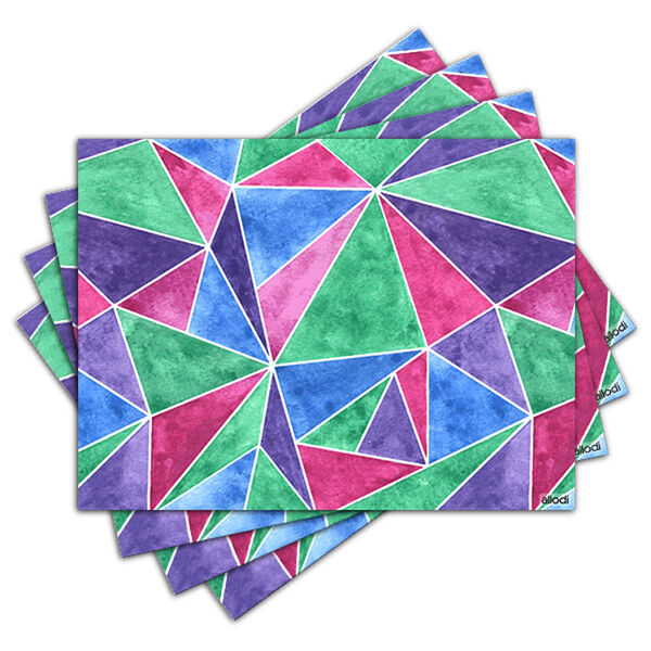 Jogo Americano - Abstrato Com 4 Peças - 668jo