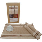 Jogo Americano Algodão Mel 6pçs Tecelagem Mello