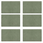 Jogo Americano Antiderrapante - Eucalipto - 6 Peças