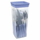 Jogo Americano Antiderrapante - Jeans - 6 Peças Com Faqueiro