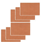 Jogo Americano Antiderrapante - Telha 6 Peças