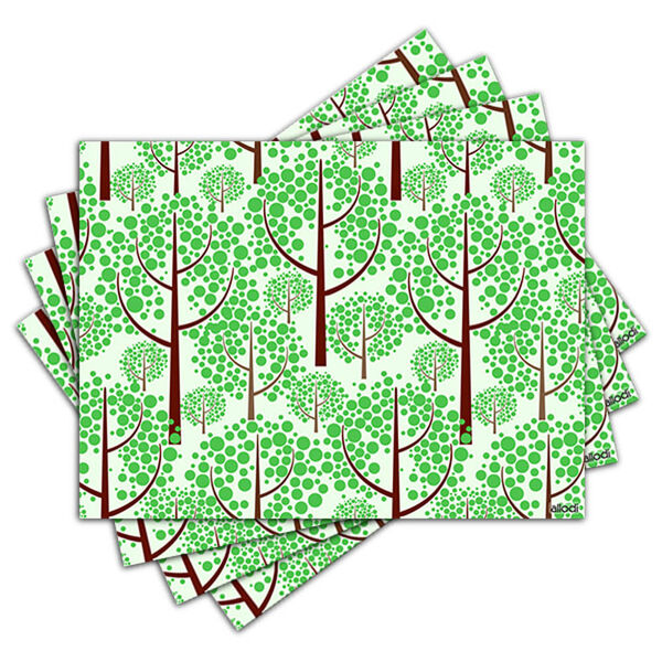 Jogo Americano - Arvores Com 4 Peças - 084jo