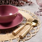 Jogo Americano Avulso Brazil Nature Circle Palha Copa   Cia