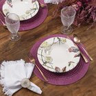 Jogo Americano Avulso Luna Tressê Cereja