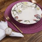 Jogo Americano Avulso Luna Tressê Cereja