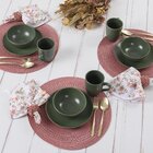 Jogo Americano Avulso Luna Tressê Terracota