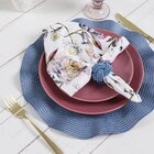 Jogo Americano Avulso Luna Wave Azul Infinity