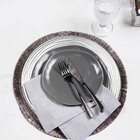 Jogo Americano Avulso Meissa Grafite