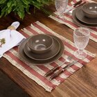 Jogo Americano Avulso Rami Listras Terracota