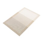 Jogo Americano Bege 45x30x1cm 4 Peças Cromus