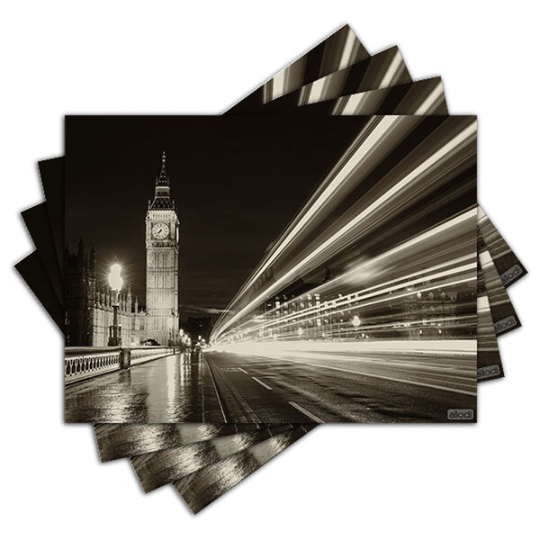 Jogo Americano - Big Ben Com 4 Peças - 455jo