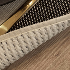 Jogo Americano Boho Listrado 33x50cm Preto/off White 4 Peças