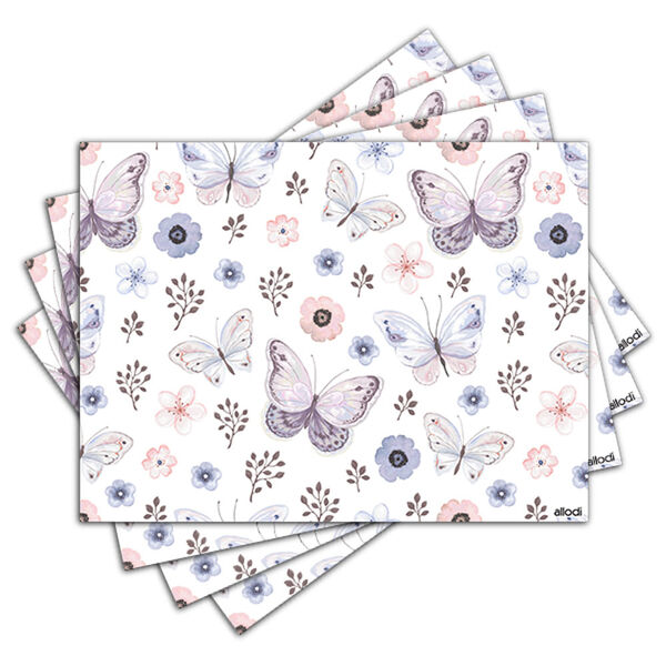 Jogo Americano - Borboletas Com 4 Peças - 1123jo