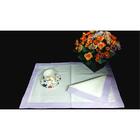 Jogo Americano Bordado Branco Com Borda Lilás Mesa Vietnã