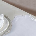 Jogo Americano Bordare 2 Pçs Bordado 40x40cm Branco