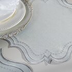 Jogo Americano Bordare 2 Pçs Bordado 40x40cm Oyster