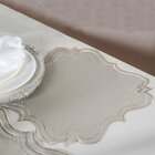 Jogo Americano Bordare 2 Pçs Bordado 40x40cm Pergaminho