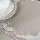 Jogo Americano Bordare 2 Pçs Bordado 40x40cm Pergaminho