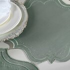 Jogo Americano Bordare 2 Pçs Bordado 40x40cm Suculenta