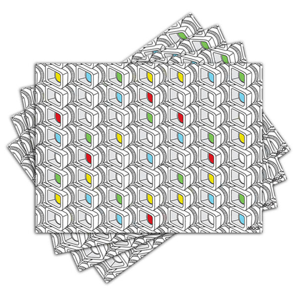 Jogo Americano - Câmera Com 4 Peças - 251jo