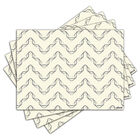 Jogo Americano - Chevron Com 4 Peças - 1088jo