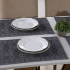 Jogo Americano Chumbo Eclipse Preto 33x50 2pç