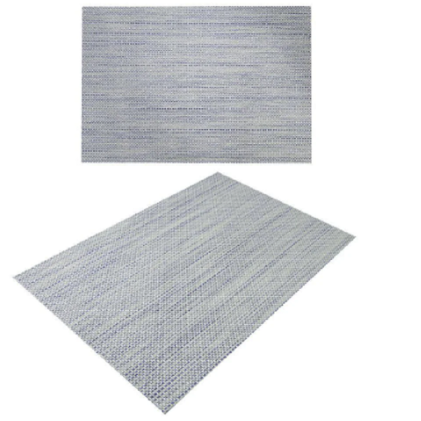 Jogo Americano Cinza 45x30 Mesa Posta Prato Jantar Almoço