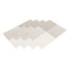 Jogo Americano Cinza 45x30x1cm 4 Peças Cromus