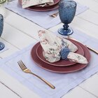 Jogo Americano Coloratta Ponto Ajour Azul-sereno