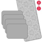 Jogo Americano Com Caminho De Mesa Damask Seamless