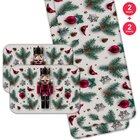 Jogo Americano Com Caminho De Mesa Quebra Nozes