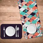 Jogo Americano Com Caminho De Mesa Wevans Flamant Abstract