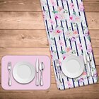 Jogo Americano Com Caminho De Mesa Wevans Floral Rose