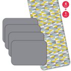 Jogo Americano Com Caminho De Mesa Wevans Geometric 3d