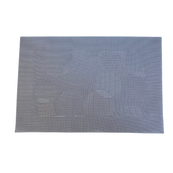 Jogo Americano De Mesa Casa Retangular Cinza