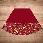 Jogo Americano De Natal Redondo Elementos Natalinos