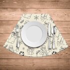 Jogo Americano De Natal Redondo Espírito Natalino