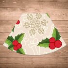 Jogo Americano De Natal Redondo Icones Natal