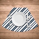 Jogo Americano De Natal Redondo Listras