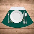 Jogo Americano De Natal Redondo Merry Christmas