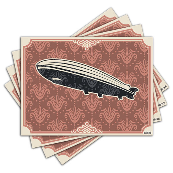 Jogo Americano - Dirigível Com 4 Peças - 607jo