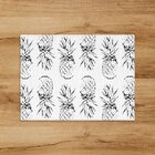 Jogo Americano Em Linho Abacaxi - 30x40 Cm 2 Peças