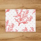 Jogo Americano Em Linho Alga Coral - 30x40 Cm 2 Peças