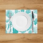 Jogo Americano Em Linho Algas - 30x40 Cm 2 Peças