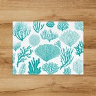 Jogo Americano Em Linho Algas - 30x40 Cm 2 Peças