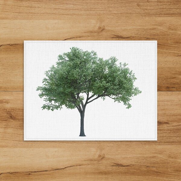 Jogo Americano Em Linho Arvore Figueira - 30x40 Cm 2 Peças