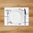 Jogo Americano Em Linho Montanhas E Coqueiros - 30x40 Cm 2 Pe