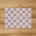 Jogo Americano Em Linho Mosaico Português Bordo - 30x40 Cm 2