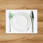 Jogo Americano Em Linho Ramo Da Palmeira - 30x40 Cm 2 Peças