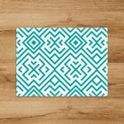 Jogo Americano Em Linho Rombo Pattern - 30x40 Cm 2 Peças